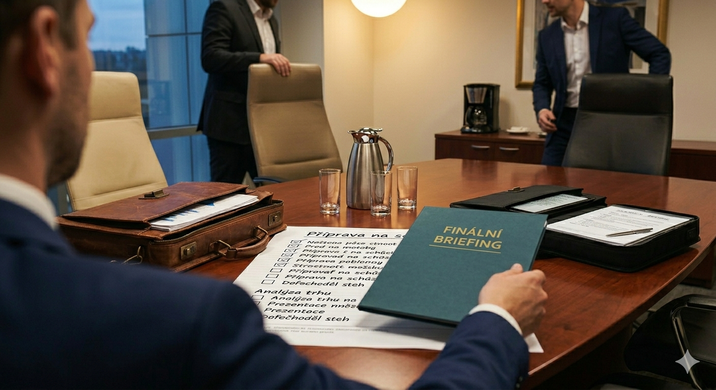 Dva lidé procházejí podklady u notebooku