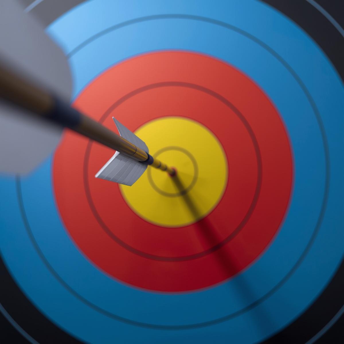 Terč jako symbol obchodního cíle